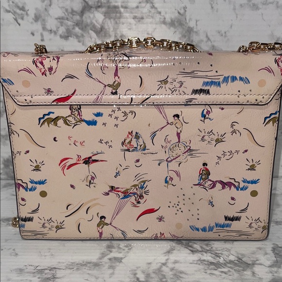 Tory Burch Artistic Print Crossbody Bag with Gold Chain - Picture 2 of 10